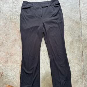White House Black Market Black Flare Work Pants